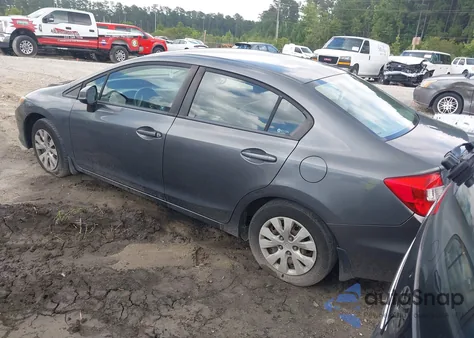 2012 Honda Civic Lx from USA, damaged, VIN 19XFB2E59CE064666